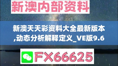 新澳天天彩資料大全最新版本,動(dòng)態(tài)分析解釋定義_VE版9.685
