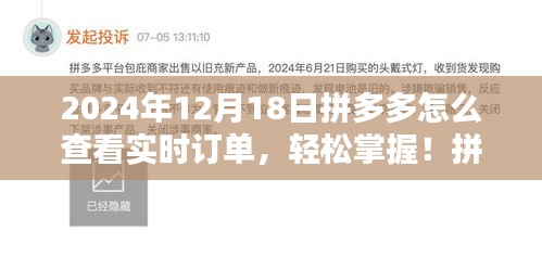 拼多多實(shí)時(shí)訂單查看指南，輕松掌握訂單動(dòng)態(tài)（最新指南，適用于2024年12月）