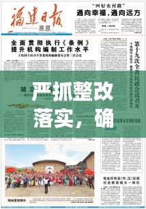 嚴(yán)抓整改落實(shí)，確保實(shí)效，整改措施執(zhí)行監(jiān)督與成效保障