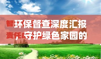 環(huán)保督查深度匯報(bào)，守護(hù)綠色家園的行動(dòng)指南