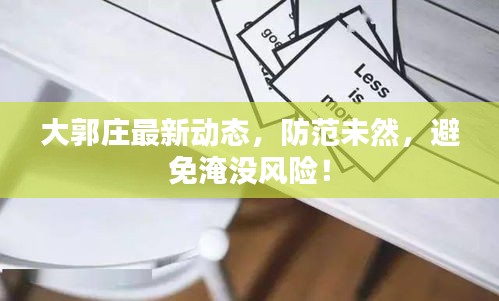 大郭莊最新動(dòng)態(tài)，防范未然，避免淹沒風(fēng)險(xiǎn)！