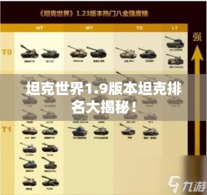 坦克世界1.9版本坦克排名大揭秘！