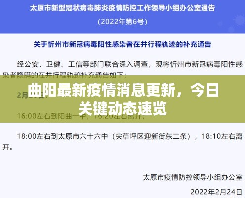 曲陽最新疫情消息更新，今日關(guān)鍵動態(tài)速覽